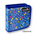Blue 3D Lenticular CD Wallet/ Case - 24 CD's (Outer Space)